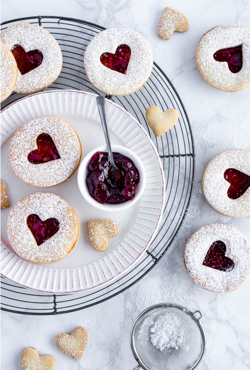 Valentine's Shortbread Cookies