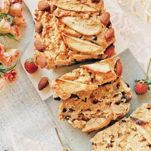 Autumn Spiced Fruit Loaf - Nuts About Life