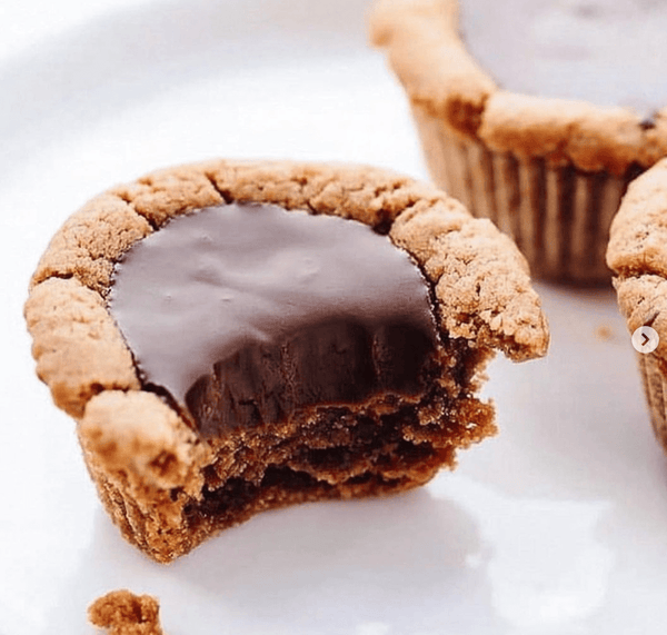 Cookie Dough Ganache Cups - Nuts About Life