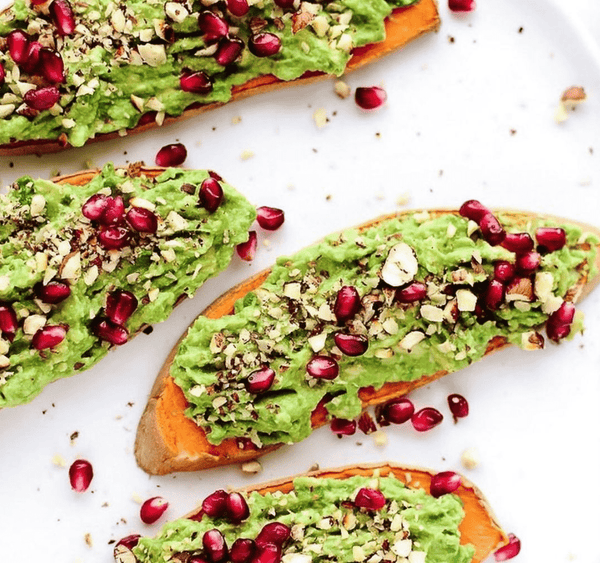 Sweet Potato and Chopped Hazelnut Toast - Nuts About Life