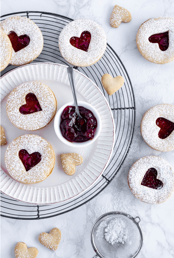 Valentine's Shortbread Cookies - Nuts About Life