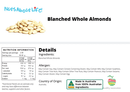 Blanched Whole Almonds - Nuts About LifeBWA3258Nuts About Life