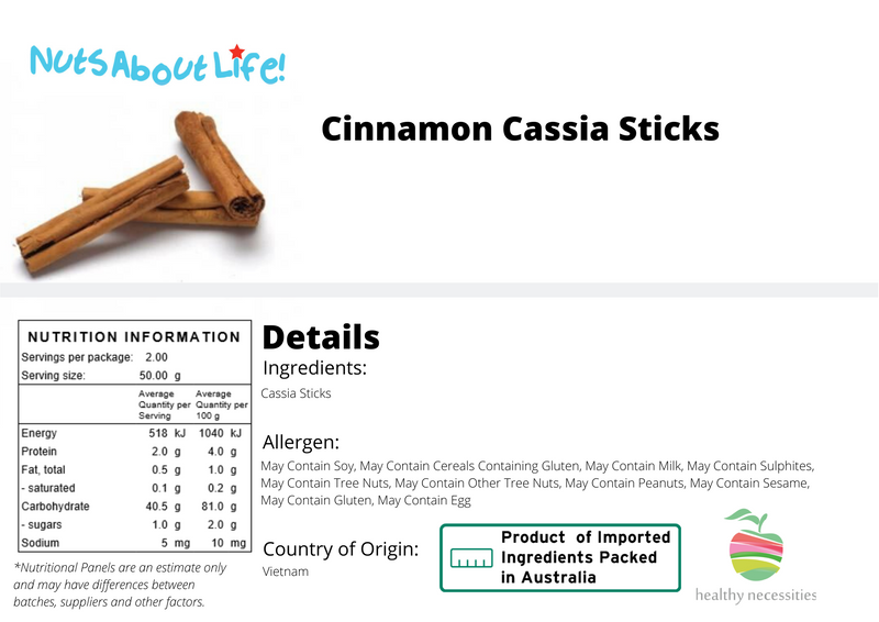 Cinnamon Cassia Sticks