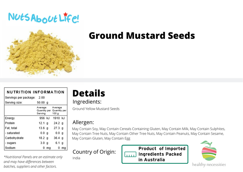 Ground Mustard Seeds