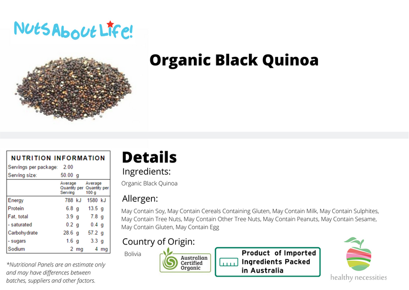 Organic Black Quinoa