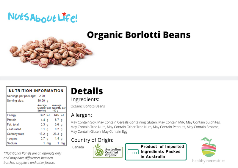 Organic Borlotti Beans