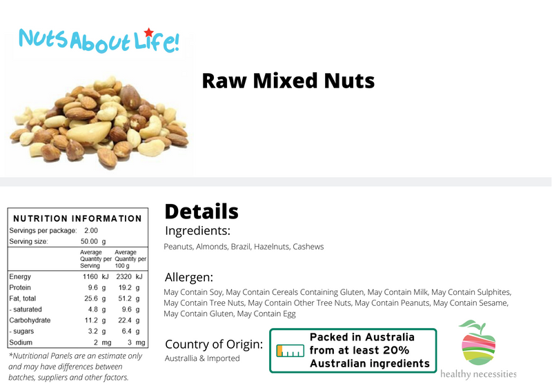 Raw Mixed Nuts