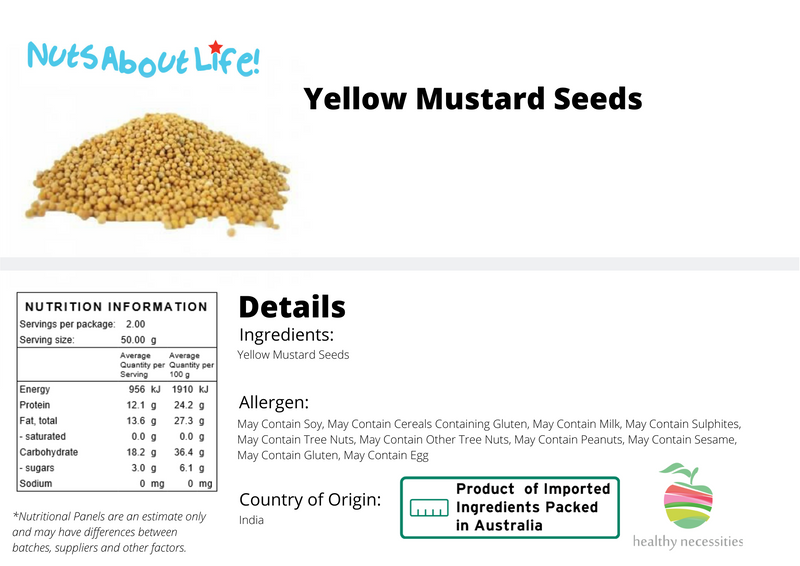 Yellow Mustard Seeds