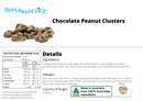 Chocolate Peanut Clusters - Nuts About LifeCPC287Nuts About Life