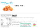Citrus Peel - Nuts About LifeCITP4001Nuts About Life