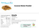 Coconut Water Powder - Nuts About LifeCWP3494Nuts About Life