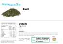 Dried Basil - Nuts About LifeBAS3776Nuts About Life