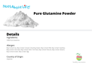 Glutamine - Pure Unflavored - Nuts About LifeGU3456Nuts About Life