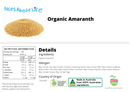 Organic Amaranth - Nuts About LifeOAMA7842Nuts About Life