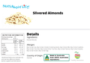 Slivered Almonds - Nuts About LifeAS3234Nuts About Life